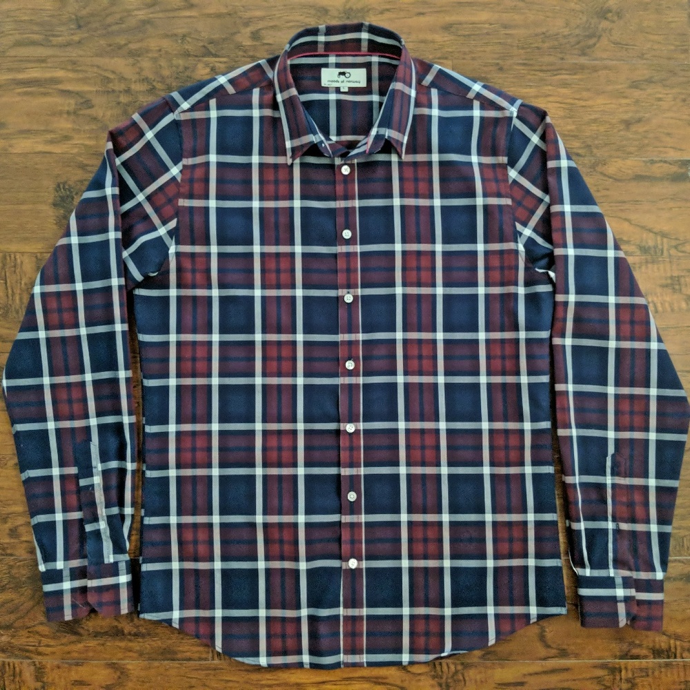 Moods of Norway | Red/Blue | LS Plaid Shirt